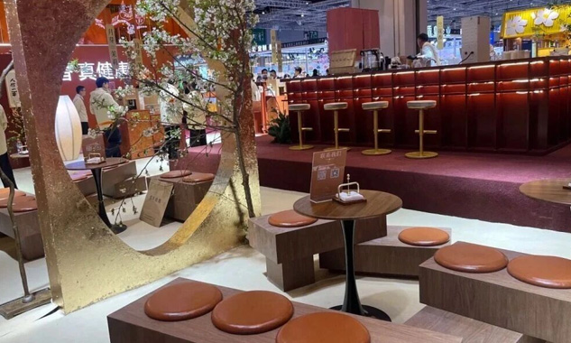 酒店用品展会230平展台搭建效果-兰晟展览